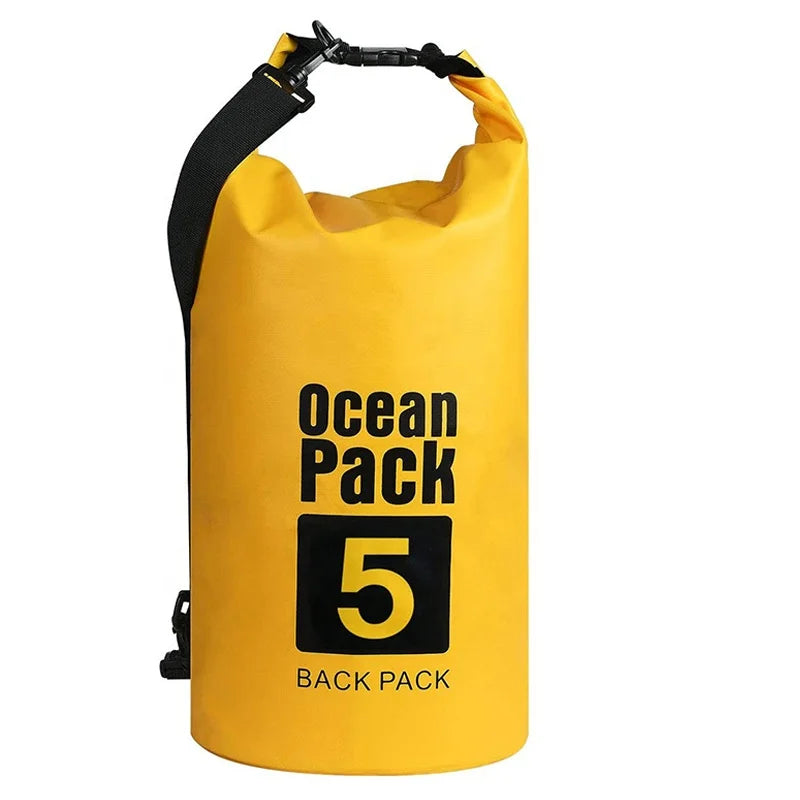 5L 10L 15L 20L  30L 40L IPX6 PVC Waterproof Dry Bag  Ocean Pack for Boating Hiking