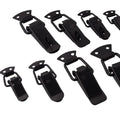 Mini Stainless Steel Gate Latch Curve Toolbox Latch Small Spring Toggle Lock Clasp Zinc Plated Alloy Galvanized Customizable