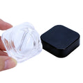 7ml 9ml Round Glass Eye Cream & Face Cream Packaging Jars with Press Screw Cap Screen Printing for Cosmetic Use