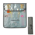 Portable Polyester Knitting Needle Storage Case Holder for Straight and Circular Knitting & Crochet Accessories