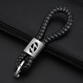 Retail Leather Valet Keychain Handmade PU Leather Car Key Chain in Stock Advertising Souvenir Hanging Key Pendant