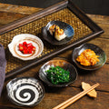 Japanese Eco-Friendly Ceramic Dish Simple Sauce Plate Irregular Commercial Tableware