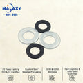MALAXY Aluminum M3 M4 M5 M6 M8 Aluminum Steel Copper Assortment Ring Oil Brake Line Sae Flat Washer