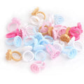 100pcs Individual Eyelash Glue Holder Grafting Eyelashes Quick Blossom Cup Ring Eyelash Extension Adhesive Stand