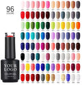 48 Colors Long Lasting Gel Nail Polish Set UV Led Soak Peel Off Nail Hema Free Gel Polish for Nail Art