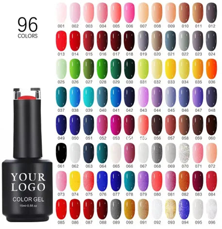 48 Colors Long Lasting Gel Nail Polish Set UV Led Soak Peel Off Nail Hema Free Gel Polish for Nail Art