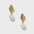 Quick Dispatch 925 Silver Twisted Spiral Croissant Earrings Dangling White Pearl French Vintage Custom