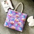 Women's Fashion Tote Bag Two Handles Waterproof Zipper Closure Animal Print Custom Design Canvas Portable Shoulder Bag