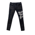 DENIMGUYS Y2K Pants Men's Jeans Custom Logo Print American Street Style Vintage Stretchy Skinny Denim Pants Jeans Men