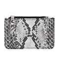 Hot Selling Small Mini Size PU Leather Bag Snake Lizard Pattern Skin Simple Card Holder Zipper Pouch for Coins Keys OEM