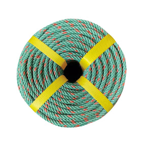 Polypropylene Ropes China Jiangsu NC Factory Custom Color Three Stranded Twisted PE PP Rope