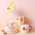 Manufacturer Wholesale Customization Fruit Series Mug Ceramic Coffee Mug with Handle