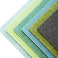 Forest 24mm High Density Light Grey Eco-Friendly PET Acoustic Panels for Ceiling with Sound Absorption and Customizable Sizes