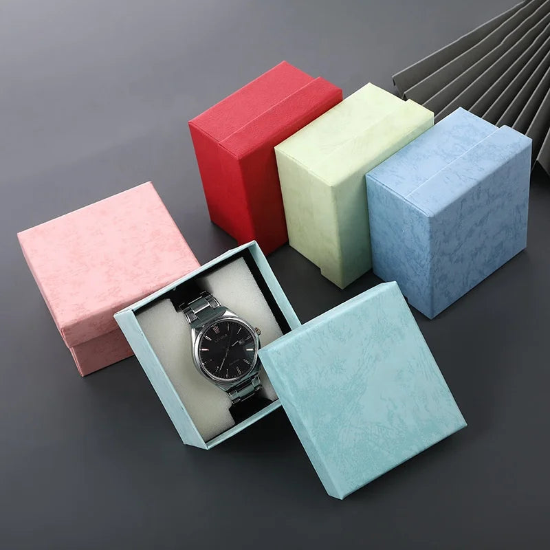 Wholesale Customizable Ribbon Bow Jewelry Box Heaven & Earth Cover Watch Boxes & Cases with Creative Design