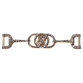 Exquisite Rhinestone Boots Chains Accessory Zinc Alloy Gold Buckle Decoration for Ladies High Heel