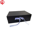 Black Gift Box with Lid Paper Fill for Fathers DayGraduationsWeddingsBirthdaysEngagementsChristmas and More Packaging Box