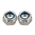 China Factory Stainless Steel Locknut Nylon White Insert Lock Nut Din985 Nylon Nut