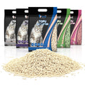 OEM Wholesale Lavender Clumping Easy Clean Custom Tofu Cat Litter Sand Active Carbon