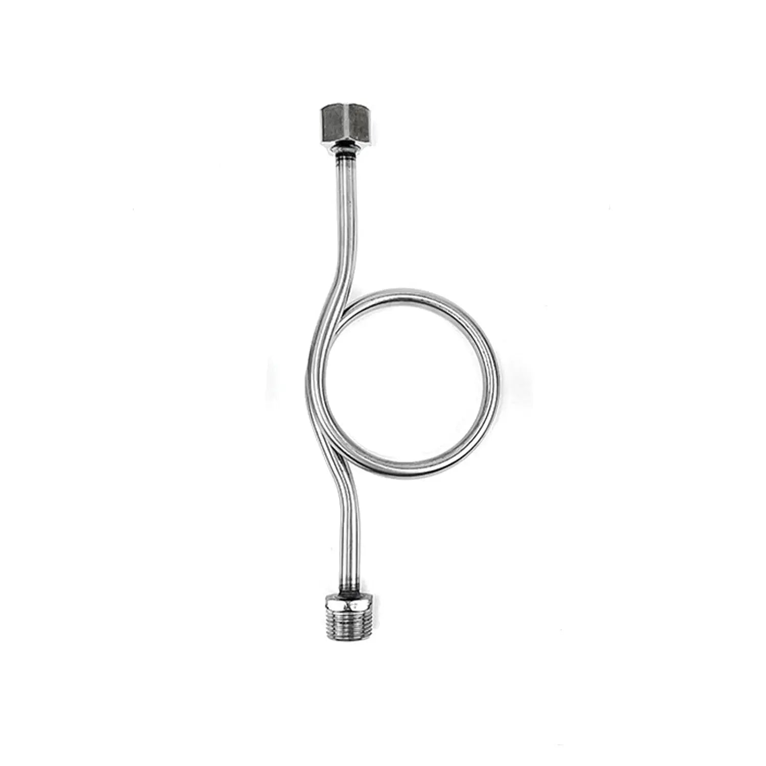 Stainless Steel Dashboard Tube 4-Minute Thickened Low Pressure Gauge Bend Accessory with Increased Protection Installation Pipe