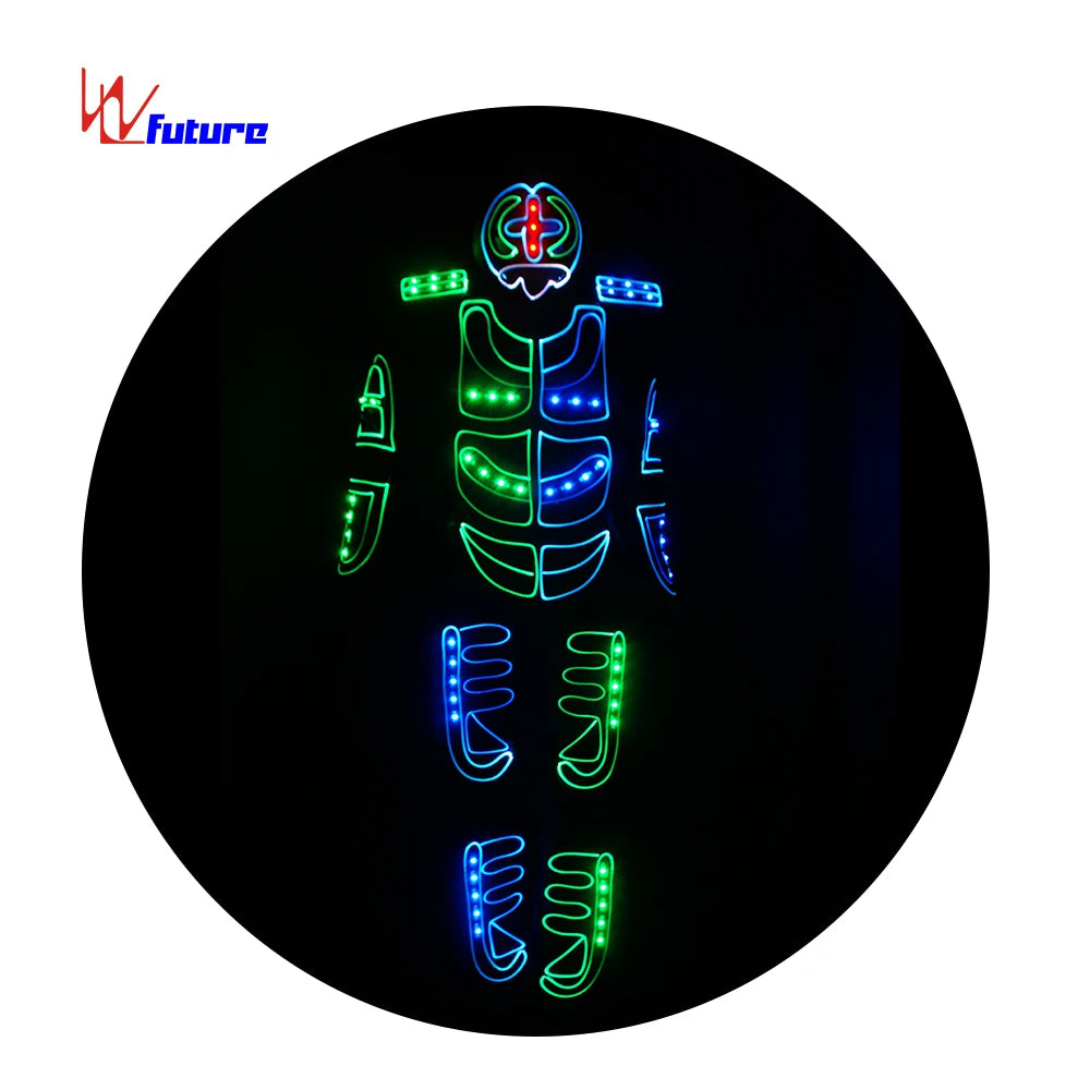 Future Costumes for Sale Night Club Party Performance Wear LED Dance Costume  Robot  Light Suits