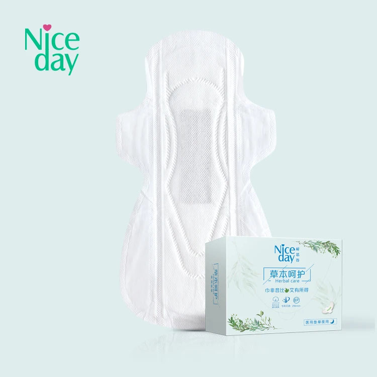 Niceday Chinese Manufacturer Produces Herbal Sanitary Pads for Daytime Heavy Flow