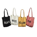 High Quality Eco-Friendly Canvas Tote Bags Zipper Closure Shoulder Strap Fashionable Printed Design Multi-Use for Shopping