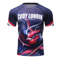 Custom Sublimation Printing T Shirts for Men Outdoor Sportswear for MMA BJJ Jiu Jitsu Jiu Jitsu Wear