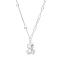 Merryshine Wholesale Colliers Fine Jewelry Teddy S925 Spanish Bear Jewelry Necklace