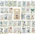 46pcs/box Cute Little Forest Diary Paper Label Sealing Crafts Scrapbooking Decorative DIY Vintage Sticker