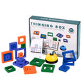 Hot Best-Selling Wooden Rainbow Cube Creative Thinking Training Battle Card Direct Educational Toys Puzzle Toy