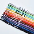 Wholesale 6mm Round Polyester Shoe Laces Funky High Quality for Kids and Adult Sneakers with 2mm Thickness
