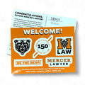 Self Adhesive Paper Labels Paper Printing Custom logo Post Cards With Label Kiss Cut Sticker Sheet