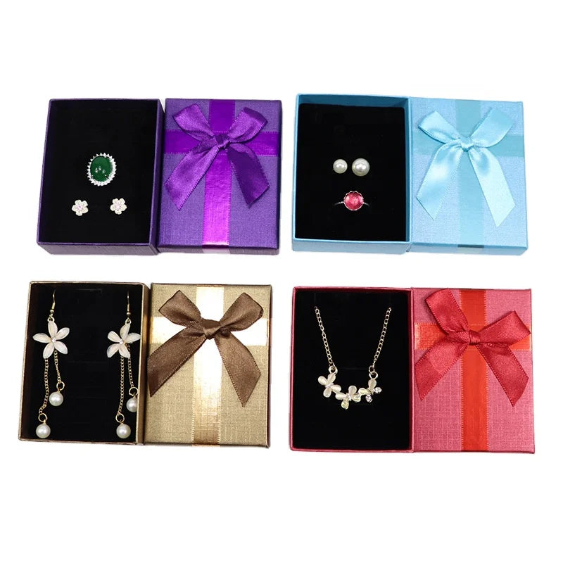 Wholase Factory Wholesale Retail Fine Quality Cardboard Gift Jewelry Packaging Boxes Paper Boxes Jewelry Ring Box