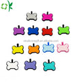 OKSILICONE Bone-shape Pet ID Card Name Tag Dog Tag Anti-loss Drawstring Silicone with Print Pattern Silicone Wristbands Animal