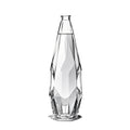 Custom Colored Luxury Unique Shape 500ml Bottles Juice Soda Beverage Drinking Mineral Water Glass Bottle With Lid