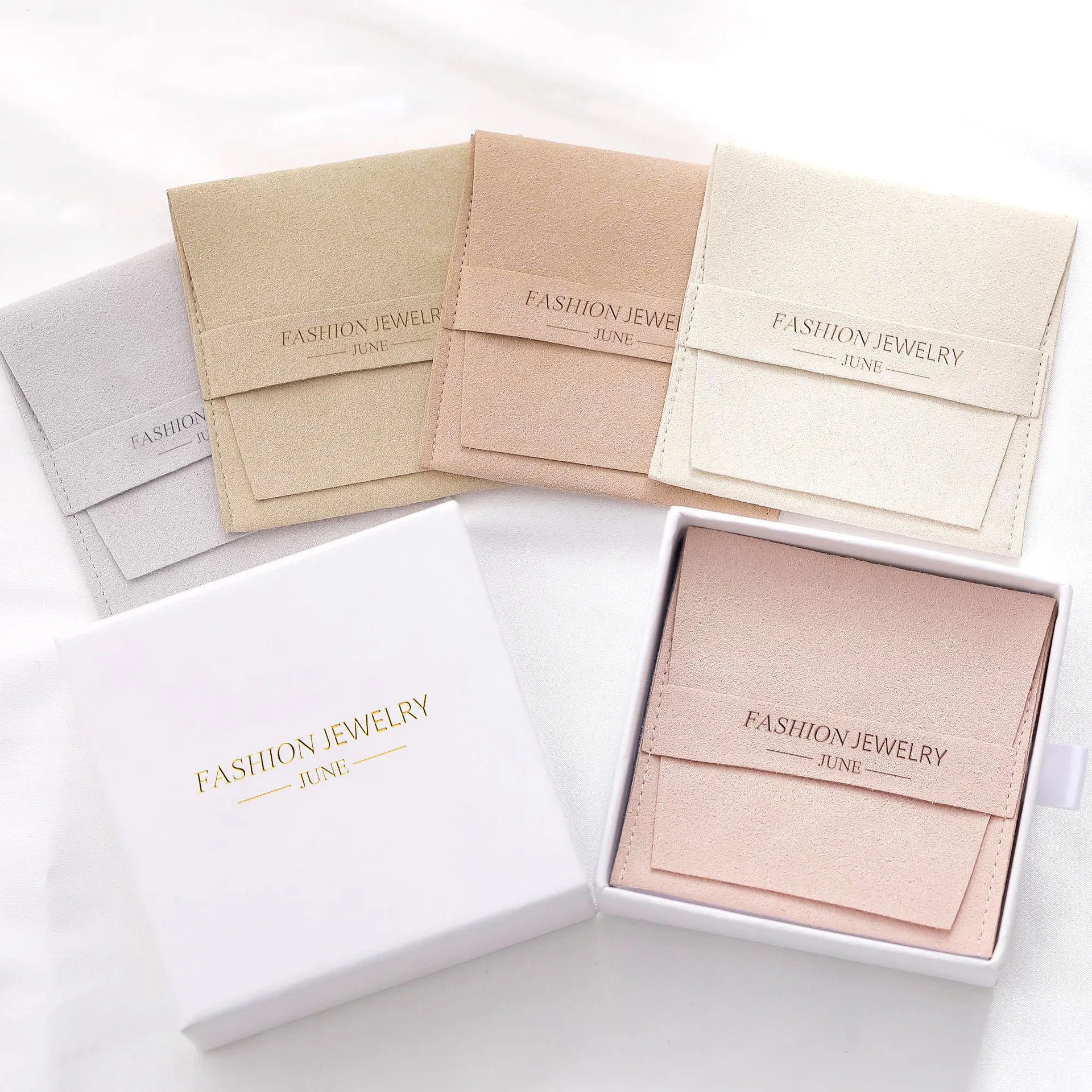 Necklace Jewelry Insert Eco Friendly Luxury Cardboard Small Paper Gift Packaging Ring Packing Logo Custom Jewelry Box
