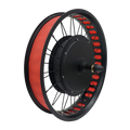 20 Inch X 4.0 1500w Fat Tire Bike 170mm 190mm 48v Rear BLDC Hub Motor Conversion Kit for Snow Ebike