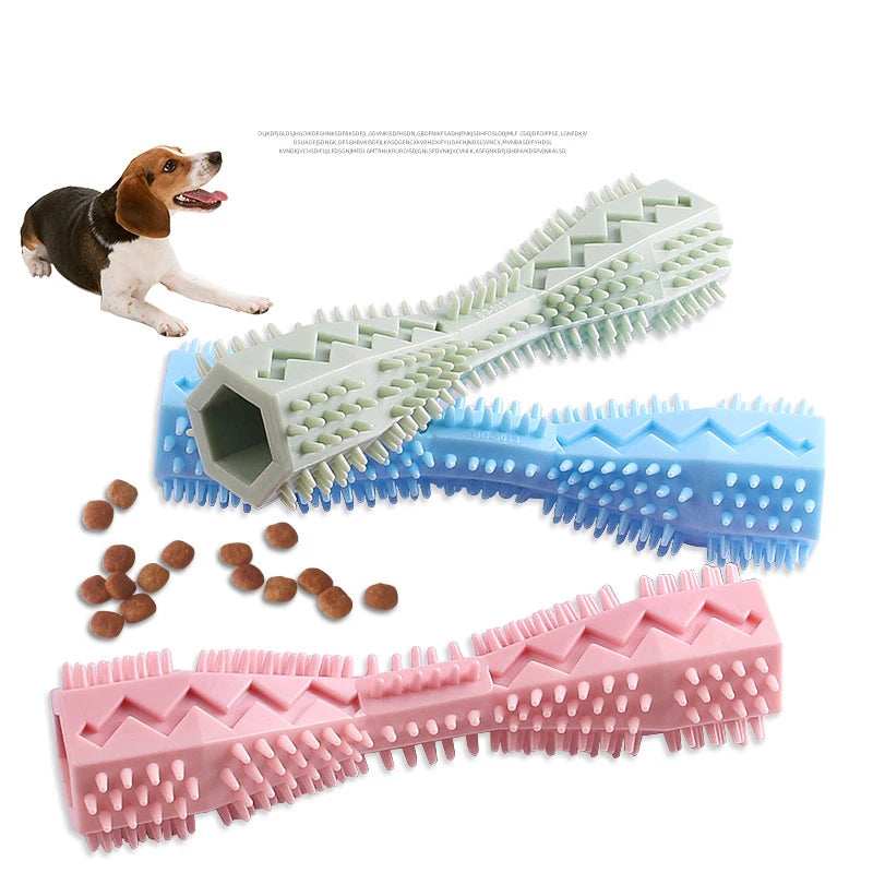 Hexagon TPR Eco Friendly Dog Toy Chew Resistant Interactive Chew Toys for Dogs