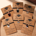 Graduation Season Gift Bachelor Hat Magic Robe Adjustable Hand Rope Card Braided Bracelet