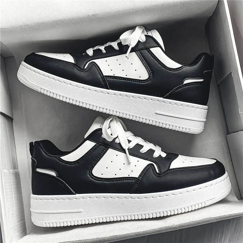 2025 Myway Men's Sports Sneakers Trendy Thick Bottom Casual Shoes for Men Stylish Low Top Basketball Shoes
