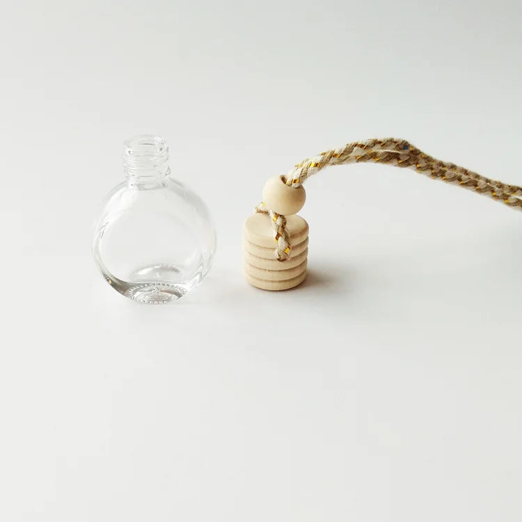 8ml  Glass Car Perfume Bottles Perfume Empty  Diffuser Car Hanging Bottle