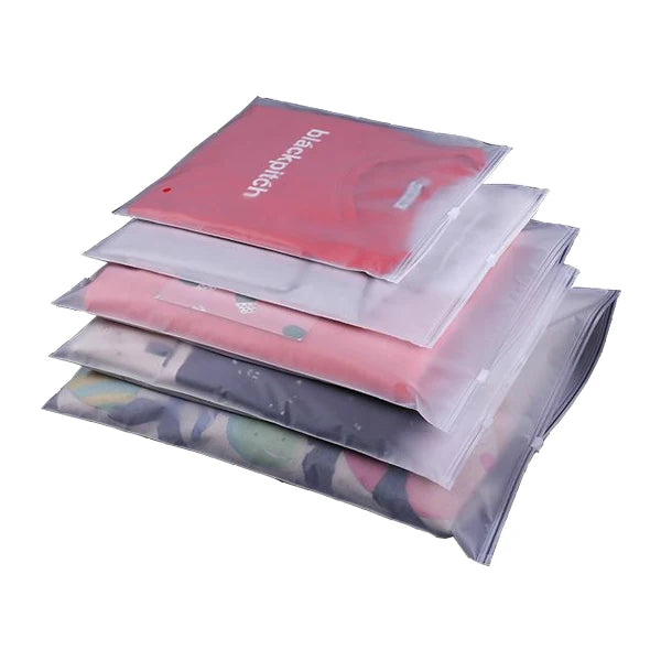 Hot Sale Reusable clear Plastic Slider Custom Clothing Pvc Ziplock Bags