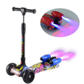 High Quality Flashing Three Wheel Electric Scooter for Kids with Water Spraying Flashing Lights