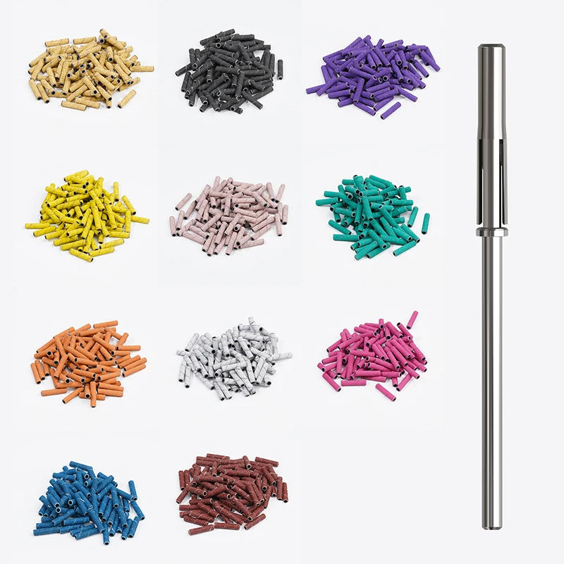 Super Long Sanding Bands Easy-to-Use Callus Remover Nail Polish Plastic Silicon Packaged Box Logo Customized Accept