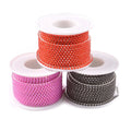 SS8 2.5MM Half Round Pearl Trims Rhinestones Close Cup Chains Trimming Rhinestone Pearl Banding