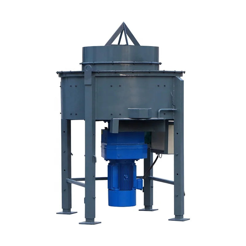 Electric Motor GRM1000 Output 1000kg Refractory Pan Mixer in Philippines