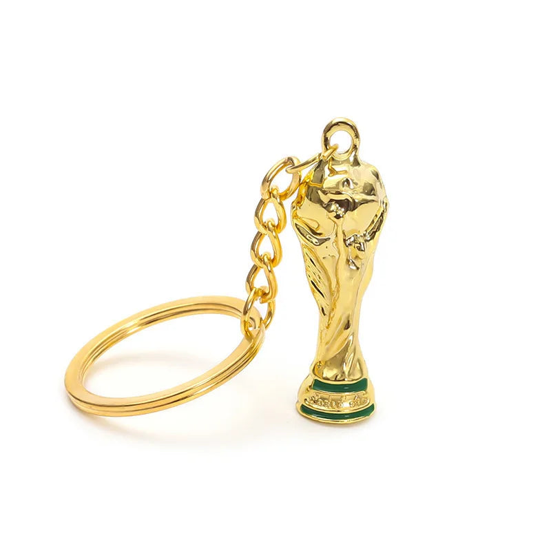 Football-related Ornaments Including the Trophy Keychain Trophy and Commemorative Decorations for Football Fans