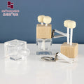 Good Selling Empty Diffuser Hanging Logo 6ml Refill Car Perfume Glass Bottle