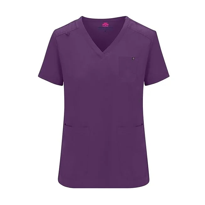 Uniforms Surgical Scrubs Set V-Neck Stretch Women's Cool Stretch V-Neck Top and Cargo Pant  Premium Quick Drying