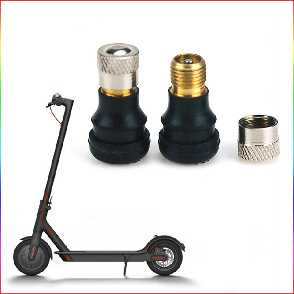 2pcs Electric Scooter Vacuum Valve Xiaomi M365 & Kick Scooters Accessory Tyre Tubeless Tire Wheel Gas Valve